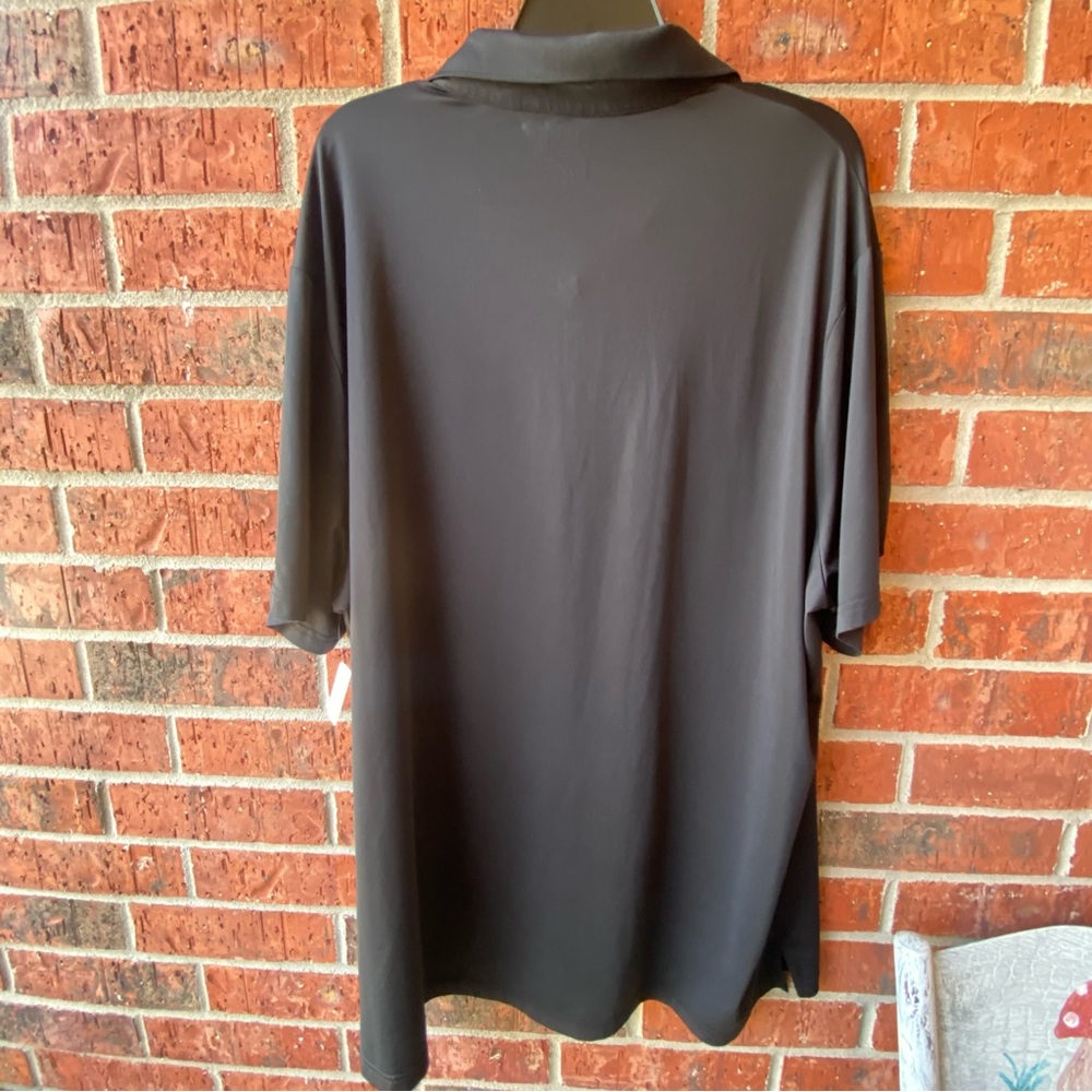Polo Ralph Lauren Performance Size 2XL Black Short Sleeve Polo Gold Shirt - Picture 2 of 3